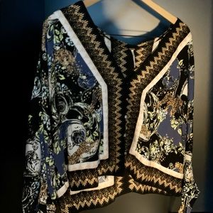 Free People Button Down Kimono